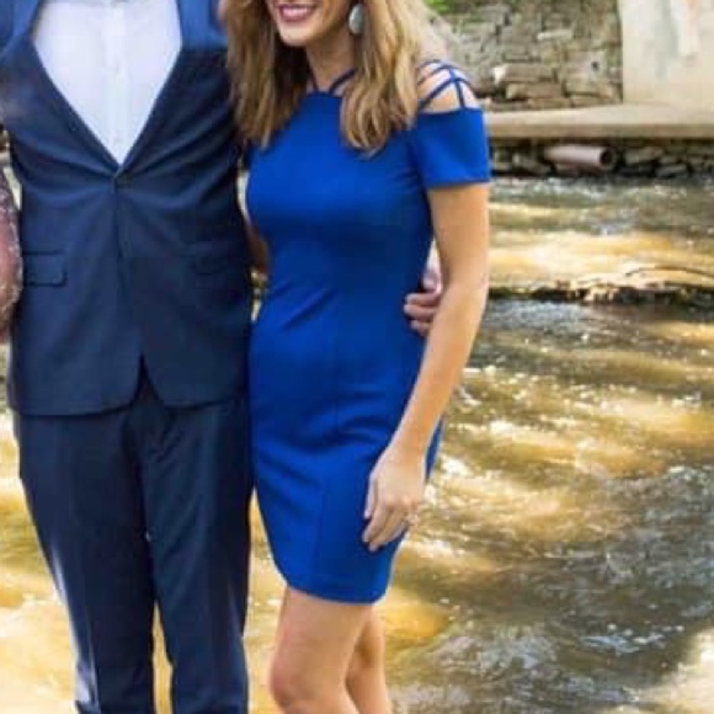 Guess blue dress